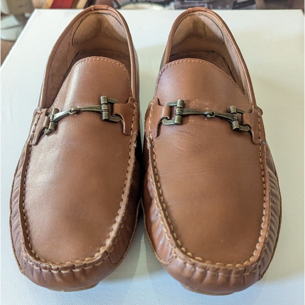 Cole Haan Wyatt Bit Driver Men's Loafers British Tan Leather Size 11.5